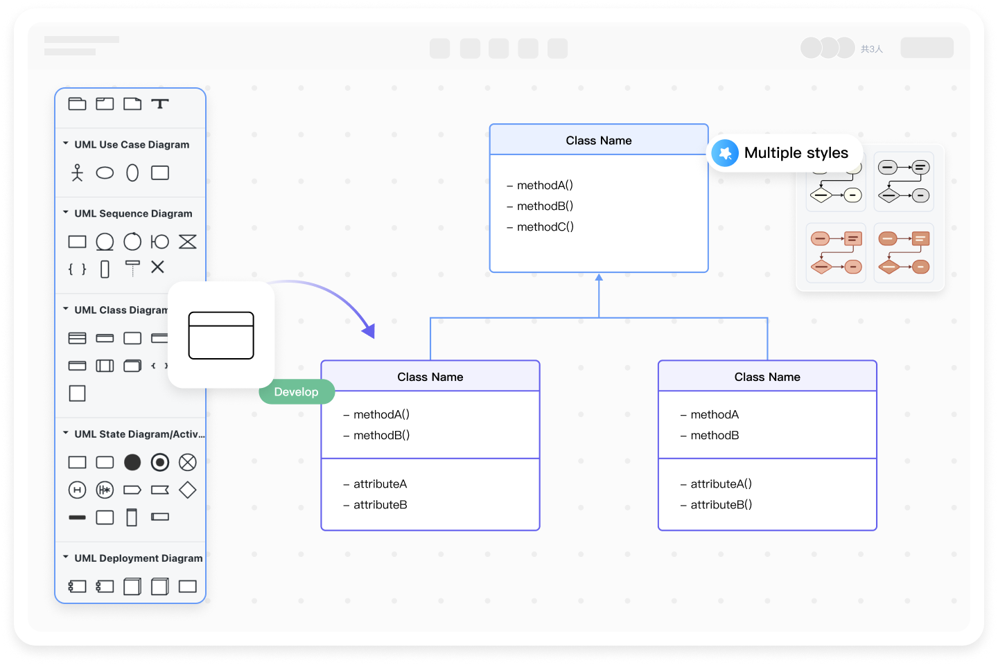 Online UML Diagram Tool【Supports Sequence Diagrams, Use Case Diagrams ...